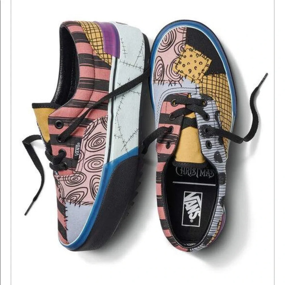 New VANS x Sally Era Stacked x The Nightmare Before Christmas Platform Shoes